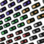 Laser Etched 5-PIN Horizontal Led Rocker Switch Dual Light 20A 12V On/off (SET4). Fixed Price $10.95.