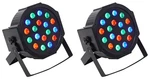 (2) Rockville ROCKPAR50 Led Rgb Compact Can Dj/club Dmx Wash Lights. Fixed Price $74.95.