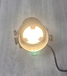 Optima Black Par 38 W/ Led Light Bulb, Bracket, And Clamp. Fixed Price $15.00.