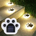 4 Pack Cute Solar Paw Print Light, Waterproof Outdoor Gardent Lights, Led Ani.... Fixed Price $32.99.