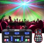 Party Lights, 21 Lens Dj With Strobe Effect,disco Indoor Rgb U. Fixed Price $106.54.