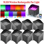King 225W 9LED Waterproof Wireless Par Battery Dmx Rgbwa+uv Uplights. Fixed Price $272.99.