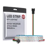 Btf-lighting WS2812B Ic Rgb Led Strip, 2.7MM Wide, Individually Addressable, 6.4. Fixed Price $58.03.