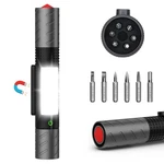 Usb Rechargeable Led Flashlight With Magnetic Base& Cob Work Light, 120 Ad.... Fixed Price $47.91.