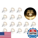 Tomshine Recessed Led Deck Kits 16 Pack 32MM Step Lights Outdoor. Fixed Price $88.13.