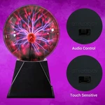 Plasma Globe Touch & Sound Sensitive Ball Lamp Electric Lightning Novelty. Fixed Price $6.74.