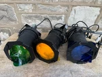 3 American Dj 46 Black Combo Spotlight Theater Stage Lighting Steel. Fixed Price $74.95.