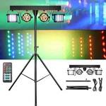 Dmx Rgbw Stage Lighting Par System Led Laser Bar Lamp Dj & Tripod Remote. Fixed Price $120.89.