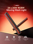 24X20W Rgbw Led Moving Head Light Dmx Pixel Control Rainbow Curtain Stage. Fixed Price $158.09.