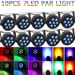 Holdlamp 105W Dmx Rgbw 7LED Can Dj Disco Stage Party Lighting W/remote. Fixed Price $189.99.