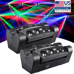 2PCS 8*3W Mini Eight-eyed Spider Stage Moving Head Light For Wedding Club Party. Fixed Price $97.00.