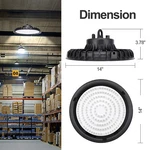 Ufo Led High Bay 100W-300W Commercial Warehouse Factory Lighting Fixture. Fixed Price $461.72.