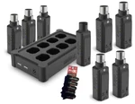 Chauvet Dj D-fi Xlr 8 Pack Includes 1 Transmitter, 7 Receivers + Multi-charger. Fixed Price $659.99.