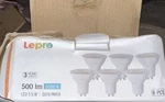 Lepro 6X Led Light Bulb 5.5W Edison Round Screw GU10 PAR16. Fixed Price $10.00.