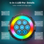 Wireless DMX512 Led Par Light With Sound Activation Master Slave For Club Event. Fixed Price $230.99.