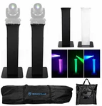 2 Totem Stands+black+white Scrims For Chauvet Intimidator Spot 455Z Irc Lights. Fixed Price $394.90.