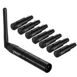 Wireless DMX512 Transmitter Receiver 7PCS 2.4G Dj Stage Lighting Donner Led. Fixed Price $369.99.