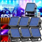 108W Wireless Par Rechargeable Battery Powered Rgb 36LED Uplight Dmx Dj. Fixed Price $369.99.