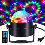 Coidea Disco Ball Light, Sound Activated Party Small, Blue / Red Green. Fixed Price $15.99.