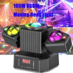 105W Moving Head 2LED Magic Ball Stage Effect Lighting Dj Disco Party Ktv. Fixed Price $59.99.