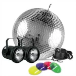 Eliminator American Dj M-502EL 12" Disco Mirror Ball W/motor+pinspots+color Gels. Fixed Price $139.95.