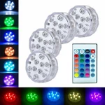 Rgb Remote Controlled Submersible 10LED Light Color Changing Battery Operated Us. Fixed Price $23.99.