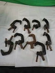 Vintage Electro Controls Heavy Duty Theater Light C-clamps-lot Of 9. Fixed Price $79.99.