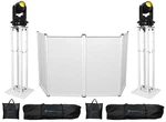 (2) American Adj Vizi Beam RX2 Wireless Dmx Moving Head Lights+stands+facade. Fixed Price $2414.80.