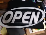 New Green Light Spectrum Typhoon Open Sign 64 Led Color Combinations Cracked. Fixed Price $89.95.