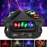 240W 9LED Rgb DMX512 Spider Stage Lighting Moving Head Party Dj Disco. Fixed Price $129.99.