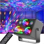 Spooboola 6-IN-1 Party Light Disco Dj Strobe Projector Sound Activated Remote. Fixed Price $85.99.
