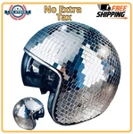 Disco Ball Helmet Party Decoration Glitter Glass Cap With Retractable Visor Cowb. Fixed Price $56.75.
