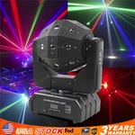 Rgbw Led Laser Moving Head Stage Dmx Dj Disco Party Effect Lighting Usa. Fixed Price $113.45.