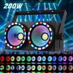 200W Cob Led Par Light Dmx Stage Audience Blinder Rgb Warm Cool White. Fixed Price $86.24.
