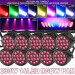 10PCS 230W 14LED Rgbw Stage Lighting DMX512 Beam Party Dj Disco Lights. Fixed Price $179.48.
