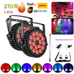18 15W Light DMX512 Rgbw Led 8CHANNELS Stage Beam Disco Party W/case. Fixed Price $444.59.
