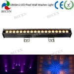 Becen 18X18W Rgbwa Uv 6IN1 Led Wash Bar Light Waterproof Dj. Fixed Price $209.00.