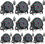 Stage 10 Packs 36LED Rgb Lights, 7 Channel Dj Party With. Fixed Price $283.99.