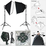2000W Video Continuous Lighting Photography Softbox Stand Studio Kit. Fixed Price $109.00.