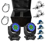 19X15W Led Moving Head Light Zoom Rgbw Dj Disco Party Stage Dmx W/ Case. Fixed Price $311.99.