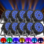 Stage Lighting Dmx Rgbwa+uv 18 Led Can Dj Lights Concert Party Band. Fixed Price $474.99.