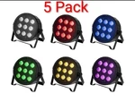 5X Monoprice Flat Par Stage Wash Light Rgbw - 10 Watt, 9 Led Color + White. Fixed Price $229.99.