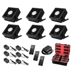 Jmaz Lighting JZ1043 Mad Par Puck 6PK Led Powered Outdoor Uplight Kit. Fixed Price $1599.95.
