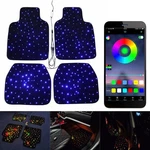 Fiber Optic Car Floor Mats Led Rugs With App Remote Control. Fixed Price $116.99.