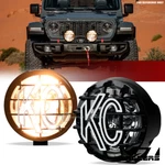 Kc Hilites Pair 100W 6" Apollo Pro Halogen Spot Beam 4X4 Off-road Fog Lights G08. Fixed Price $172.00.