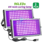 2PACK Led Black Powerful Uv Spotlight, 395NM Lamp For Christmas Lights. Fixed Price $19.99.
