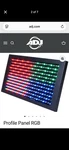 (5) Adj Profile Panel - Black Framemulticolor Lights. Fixed Price $400.00.