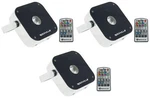(3) Rockville Mini RF1 V2 Rgbwa+uv Dmx Dj/party Led Wash LIGHTS+4-CH Remote. Fixed Price $139.85.