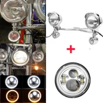 7" Led Headlight Fog Passing Lights Bar For Honda Shadow Spirit Aero Ace Vlx Vt. Fixed Price $95.99.