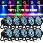 Stage Light 270W Rgbw 18 Led Strobe Beam DMX512 Dj Disco Party Show. Fixed Price $379.99.